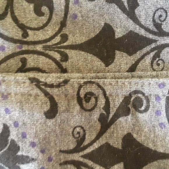 Women's Danskin Gray Print Hoodie Size Small - Picture 8 of 8